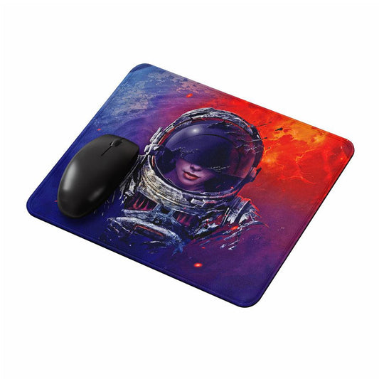Astronaut Girl in Space Mouse Pads-Oxvistore