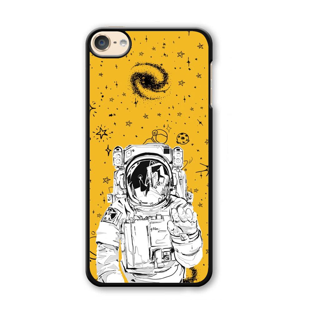 Astronaut Farewell iPod Touch 6 Case-Plastic Black (2D Case)-Oxvistore