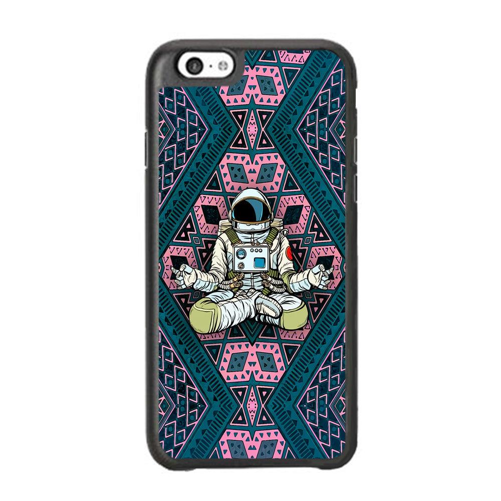 Astronauts Aura of Meditation iPhone 6 Plus | 6s Plus Case-Rubber Black (2D Case)-Oxvistore