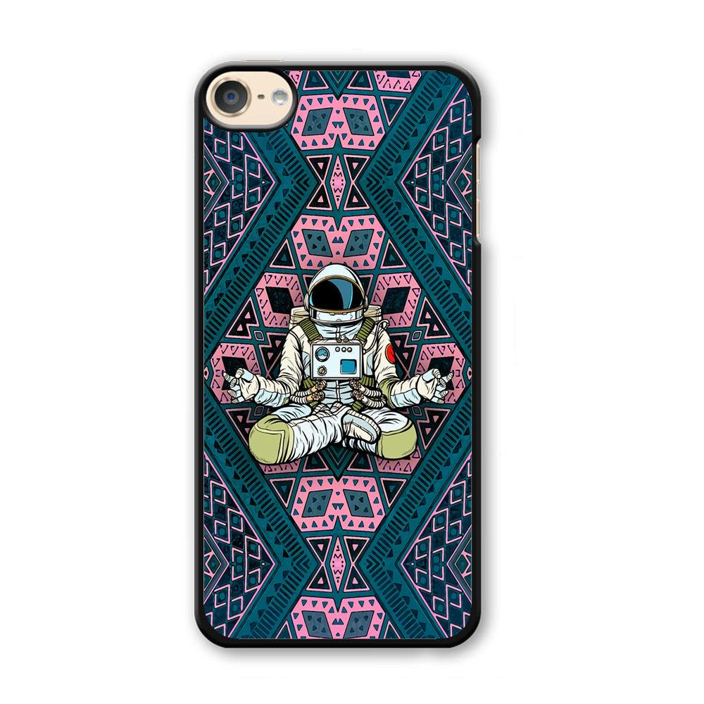 Astronauts Aura of Meditation iPod Touch 6 Case-Plastic Black (2D Case)-Oxvistore