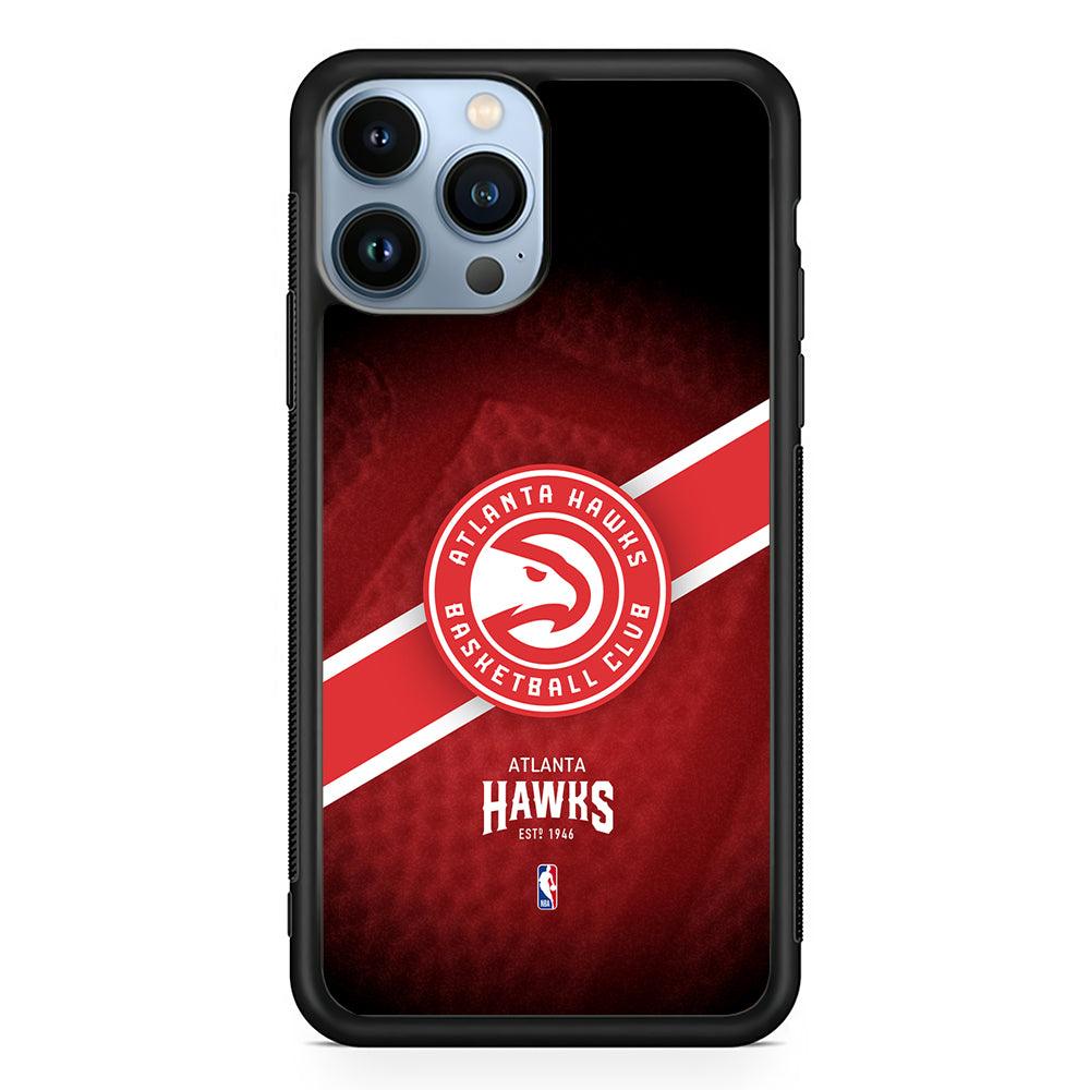 Atlanta Hawks Logo 2D Rubber Phone Case-Black-Oxvistore