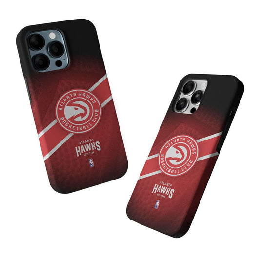 Atlanta Hawks Logo 2 in 1 Tough Phone Case-Oxvistore