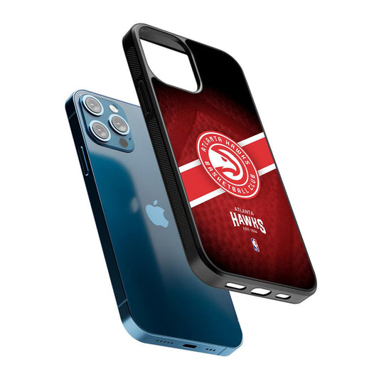 Atlanta Hawks Logo 2D Rubber Phone Case-Oxvistore