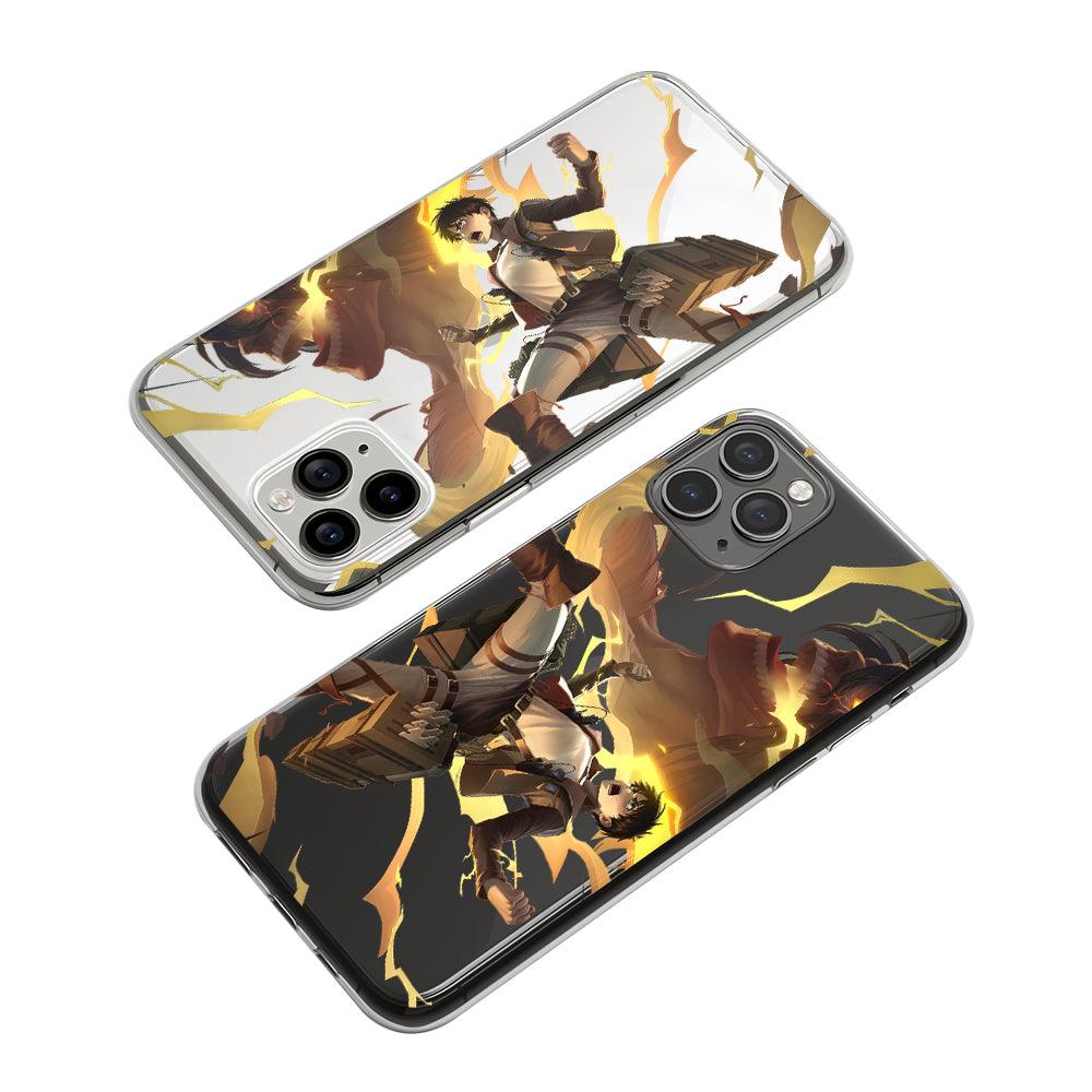 Attack on Titan The Main Character Clear Soft Case-Oxvistore