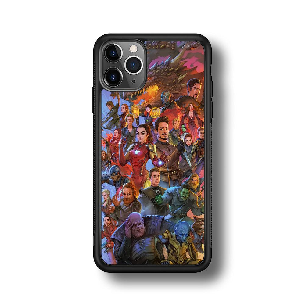 Avenger Assembly Point iPhone 11 Pro Case-Rubber Black (2D Case)-Oxvistore