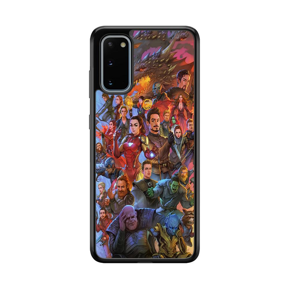 Avenger Assembly Point Samsung Galaxy S20 Case-Rubber Black (2D Case)-Oxvistore