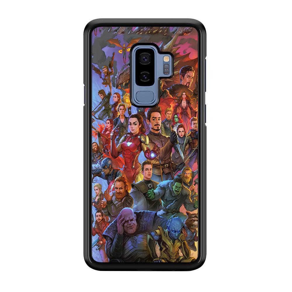 Avenger Assembly Point Samsung Galaxy S9 Plus Case-Rubber Black (2D Case)-Oxvistore