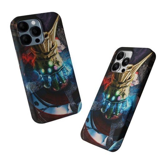 Avengers Infinity Thanos Gauntlet 2 in 1 Tough Phone Case-Oxvistore