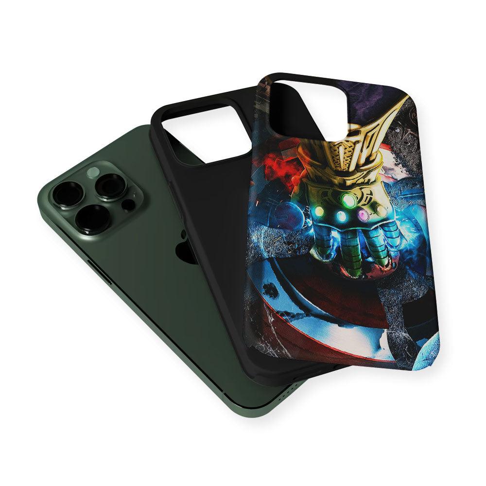 Avengers Infinity Thanos Gauntlet 2 in 1 Tough Phone Case-Oxvistore