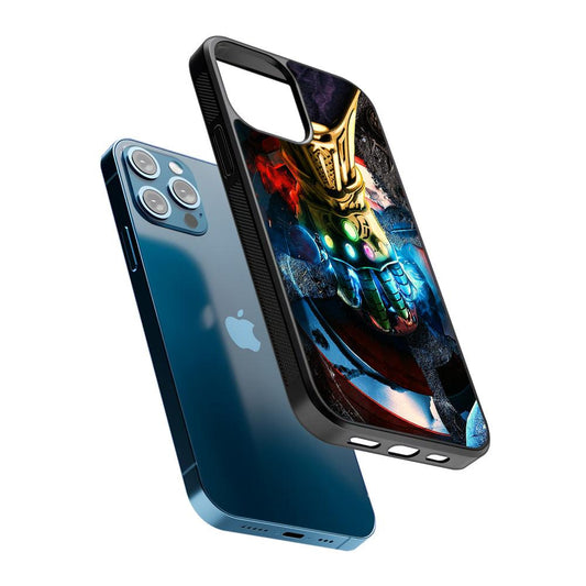 Avengers Infinity Thanos Gauntlet 2D Rubber Phone Case-Oxvistore