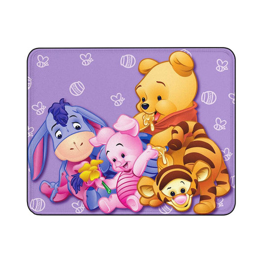 Baby Winnie The Pooh and Friend Mouse Pads | Custom Mouse Pad with Non-Slip Rubber Base