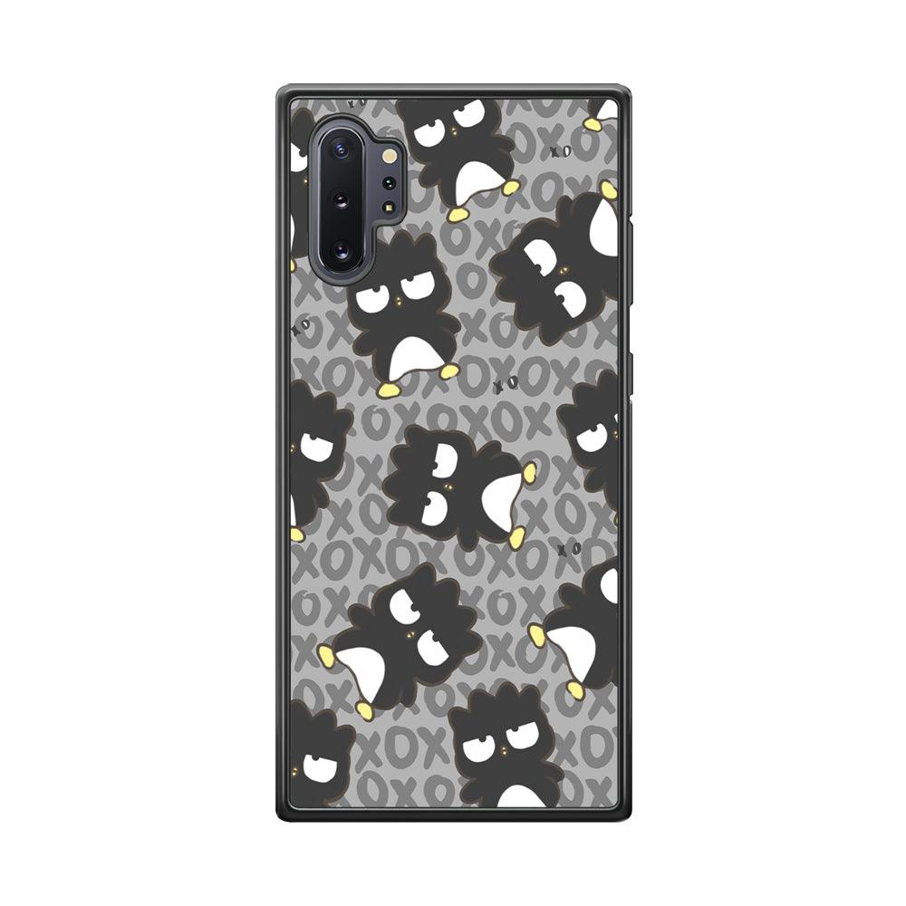 Bad Badtz-Maru Bad Face Patern Samsung Galaxy Note 10 Plus Case-Rubber Black (2D Case)-Oxvistore