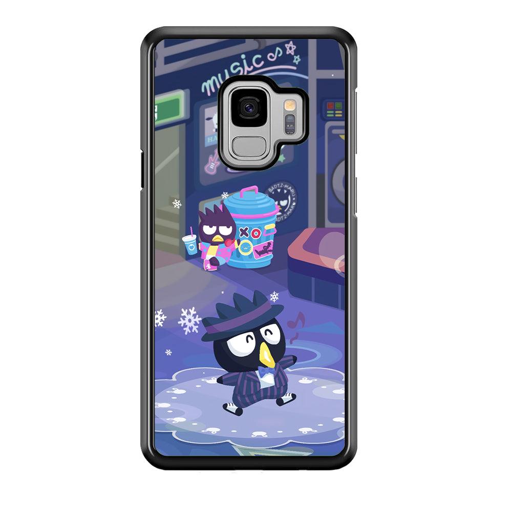 Bad Badtz-Maru Dancing Man Samsung Galaxy S9 Case-Rubber Black (2D Case)-Oxvistore