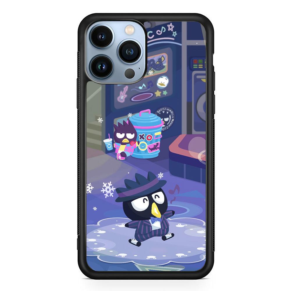 Bad Badtz-Maru Dancing Man iPhone 13 Pro Max Case-Rubber Black (2D Case)-Oxvistore