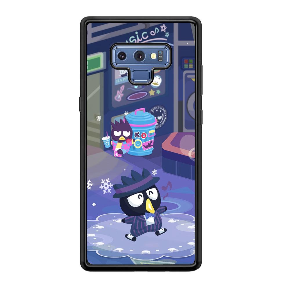 Bad Badtz-Maru Dancing Man Samsung Galaxy Note 9 Case-Rubber Black (2D Case)-Oxvistore