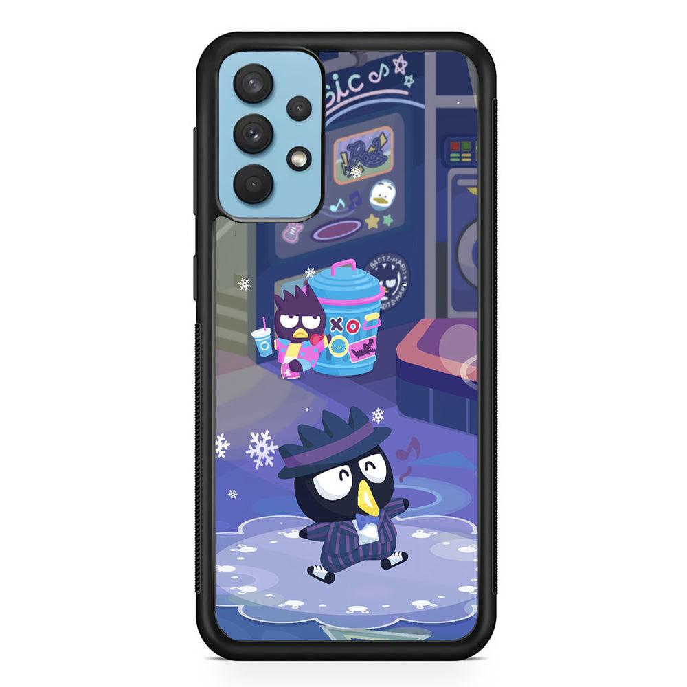Bad Badtz-Maru Dancing Man Samsung Galaxy A32 Case-Rubber Black (2D Case)-Oxvistore