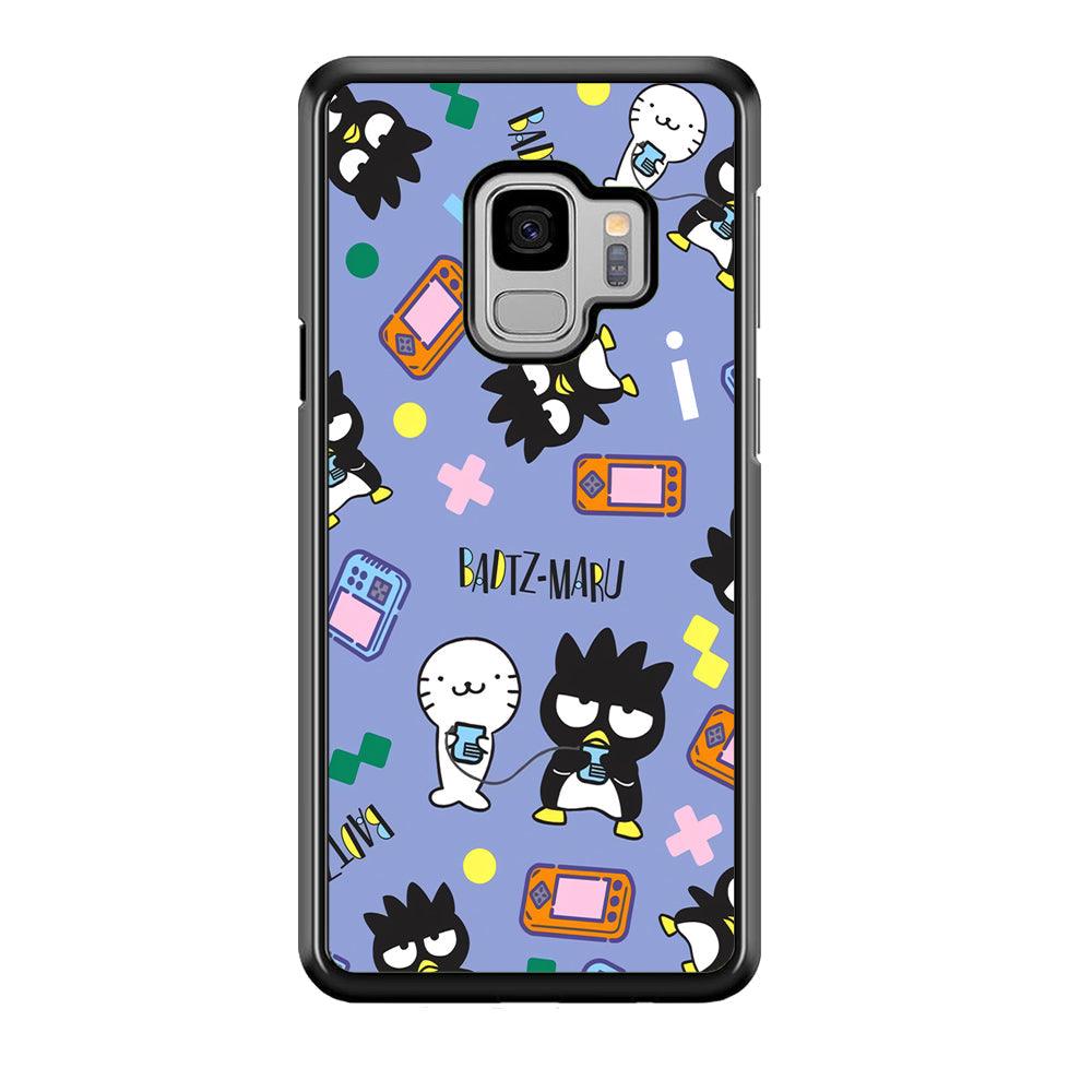 Bad Badtz-Maru Gaming Exhibition Samsung Galaxy S9 Case-Rubber Black (2D Case)-Oxvistore
