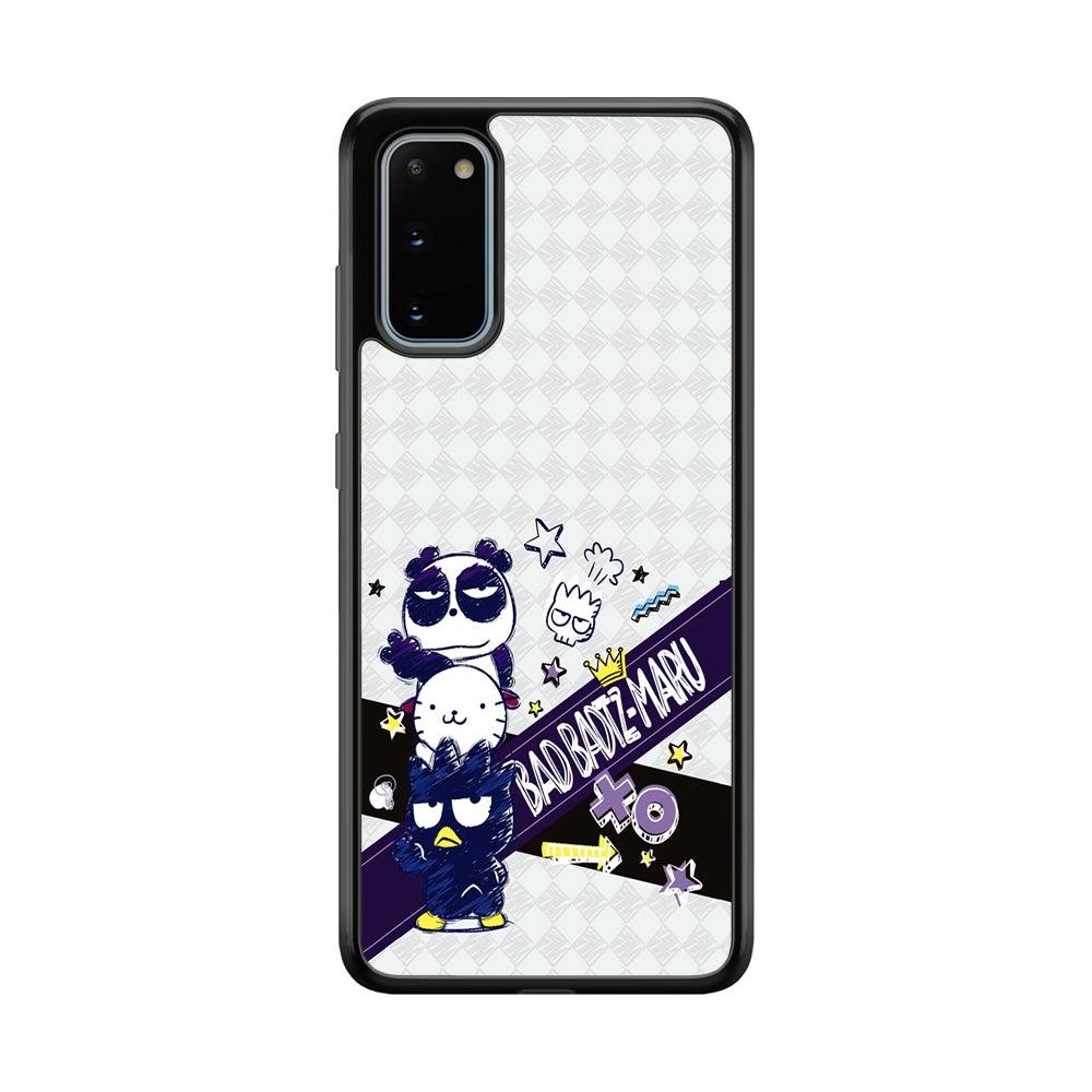 Bad Badtz-Maru Poster Sketch Samsung Galaxy S20 Case-Rubber Black (2D Case)-Oxvistore