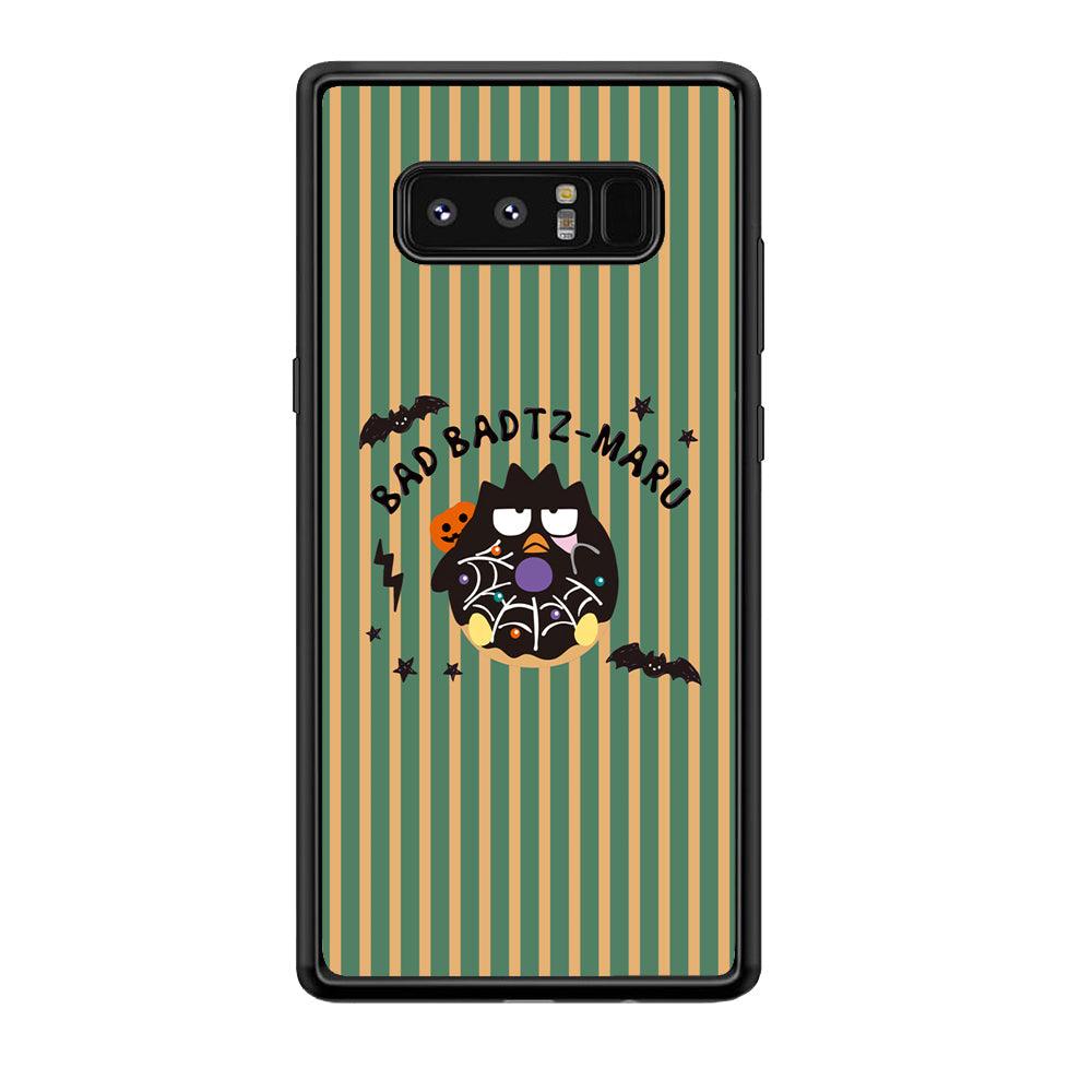 Bad Badtz-Maru Scene in Halloween Samsung Galaxy Note 8 Case-Rubber Black (2D Case)-Oxvistore