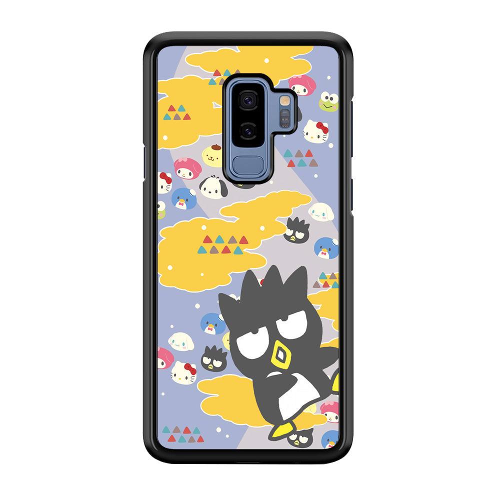 Bad Badtz-Maru Singing and Dancing Samsung Galaxy S9 Plus Case-Rubber Black (2D Case)-Oxvistore