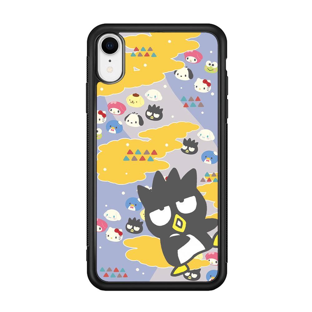 Bad Badtz-Maru Singing and Dancing iPhone XR Case-Rubber Black (2D Case)-Oxvistore