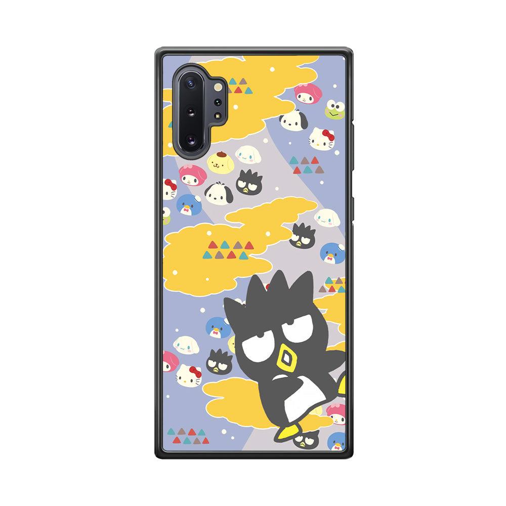 Bad Badtz-Maru Singing and Dancing Samsung Galaxy Note 10 Plus Case-Rubber Black (2D Case)-Oxvistore