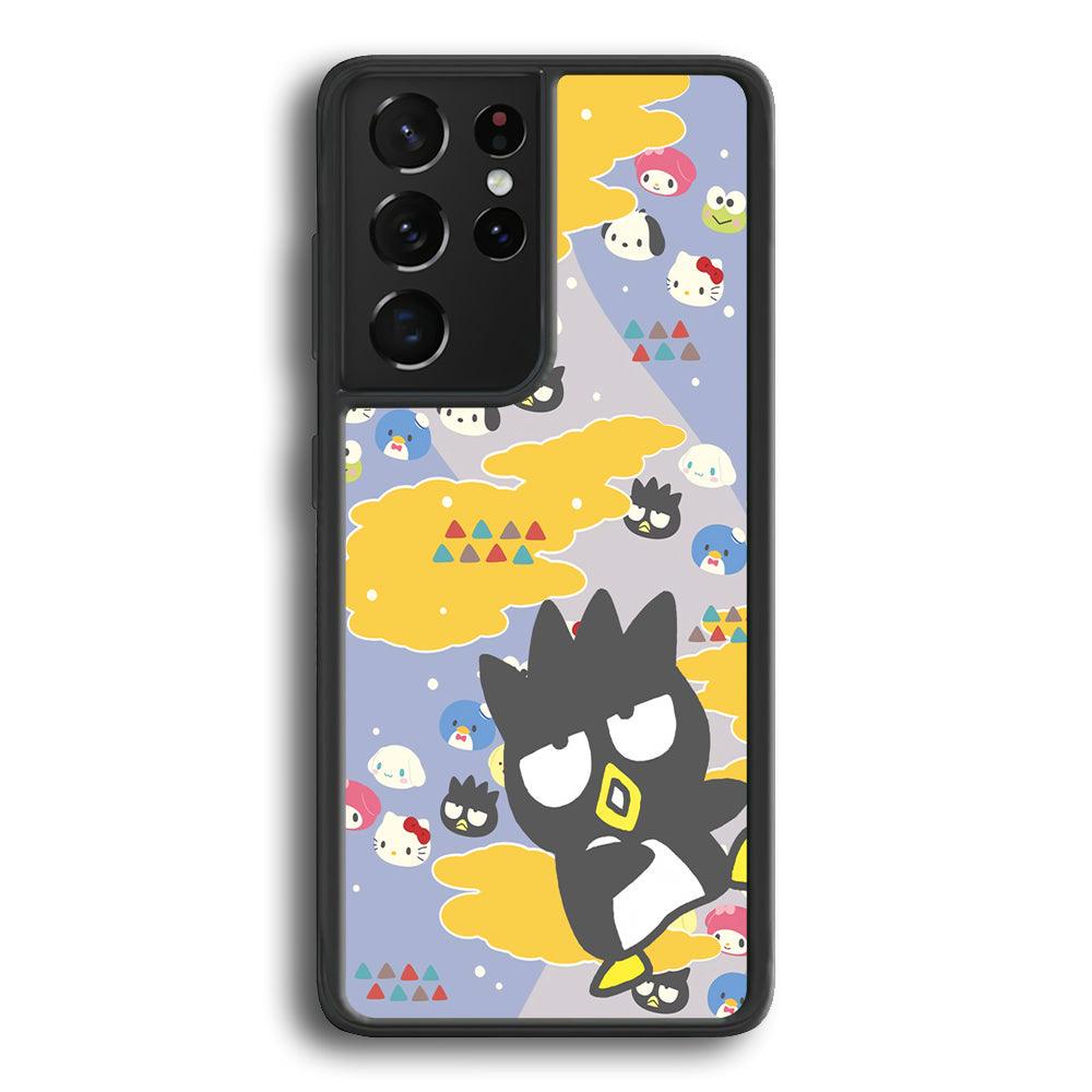 Bad Badtz-Maru Singing and Dancing Samsung Galaxy S24 Ultra Case-Rubber Black (2D Case)-Oxvistore