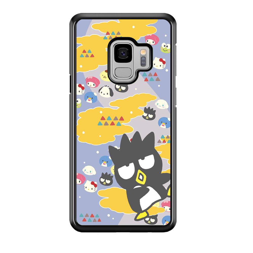 Bad Badtz-Maru Singing and Dancing Samsung Galaxy S9 Case-Rubber Black (2D Case)-Oxvistore
