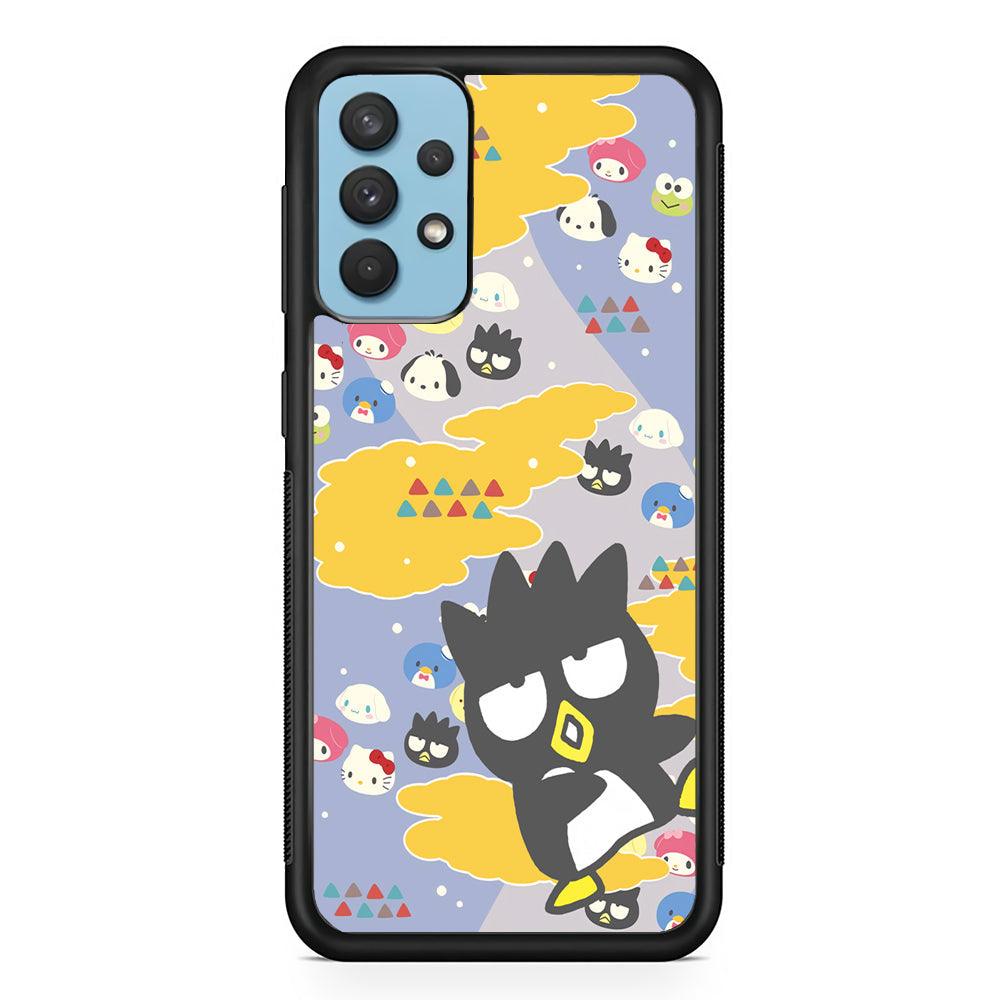 Bad Badtz-Maru Singing and Dancing Samsung Galaxy A32 Case-Rubber Black (2D Case)-Oxvistore