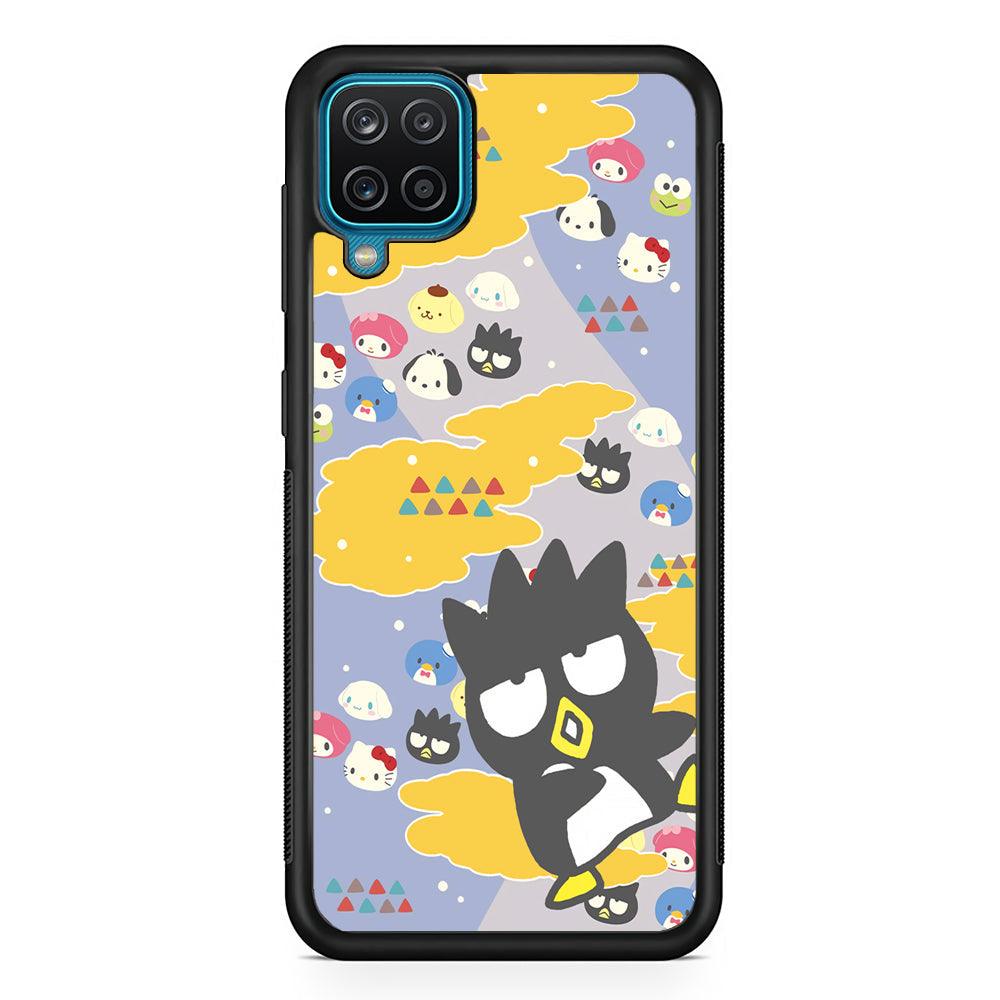 Bad Badtz-Maru Singing and Dancing Samsung Galaxy A12 Case-Rubber Black (2D Case)-Oxvistore