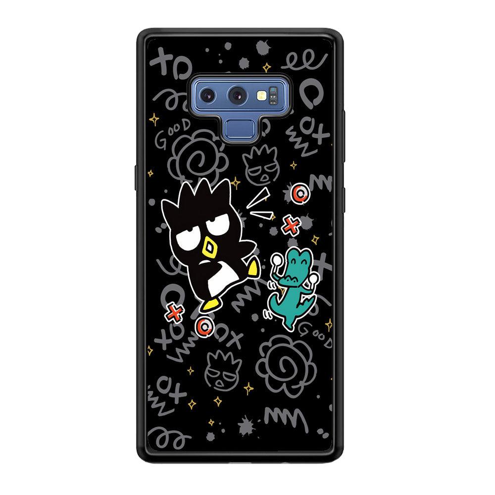 Bad Badtz-Maru The Dance Floor Samsung Galaxy Note 9 Case-Rubber Black (2D Case)-Oxvistore