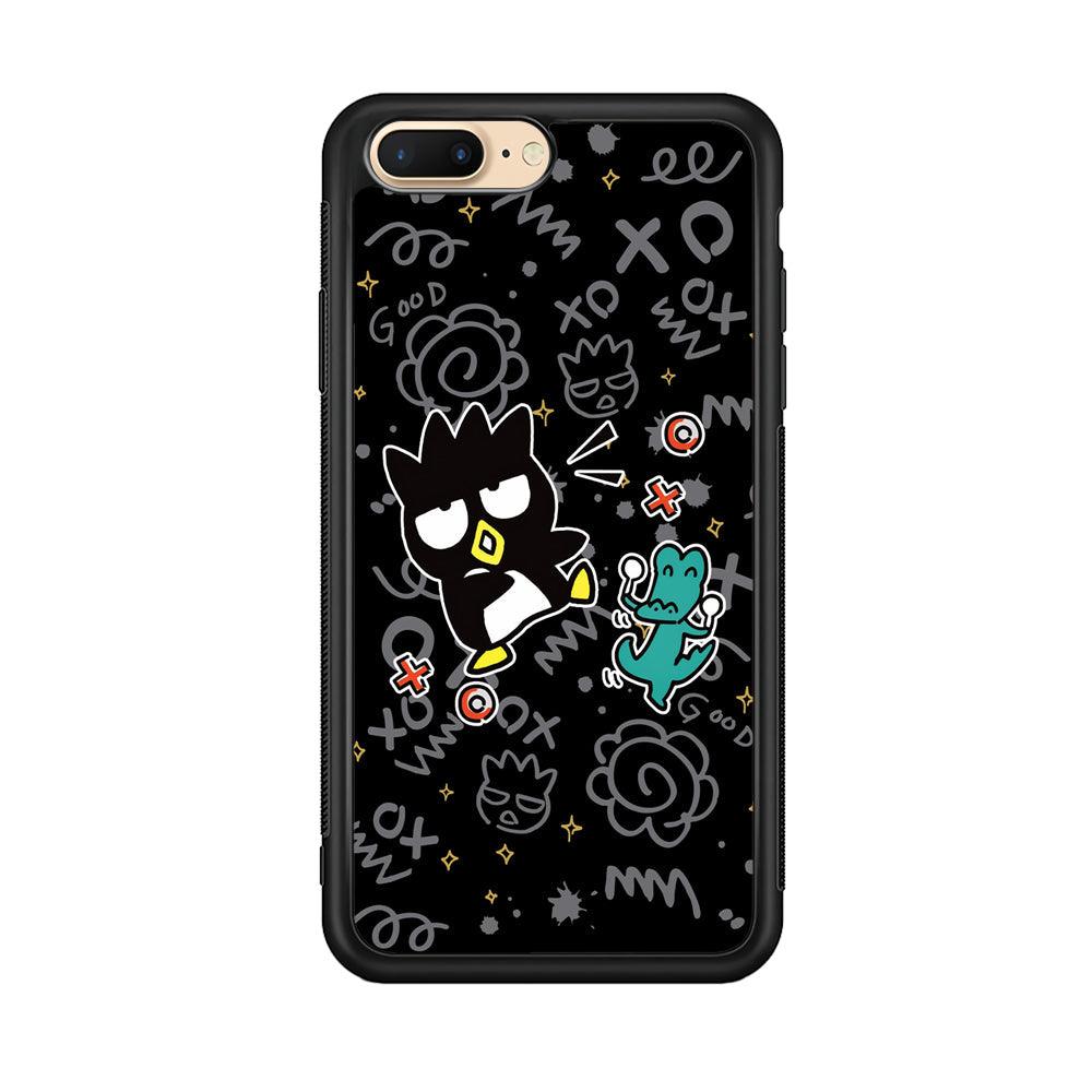 Bad Badtz-Maru The Dance Floor iPhone 7 Plus Case-Rubber Black (2D Case)-Oxvistore