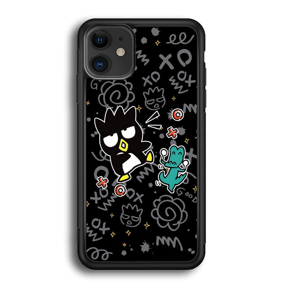 Bad Badtz-Maru The Dance Floor iPhone 12 Case-Rubber Black (2D Case)-Oxvistore