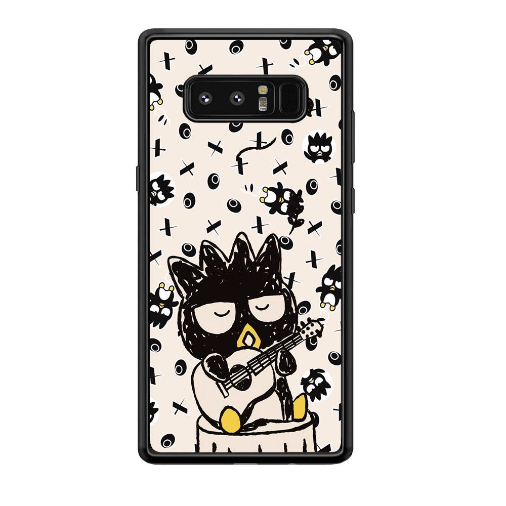 Bad Badtz-Maru When Life is So Busy Samsung Galaxy Note 8 Case-Rubber Black (2D Case)-Oxvistore