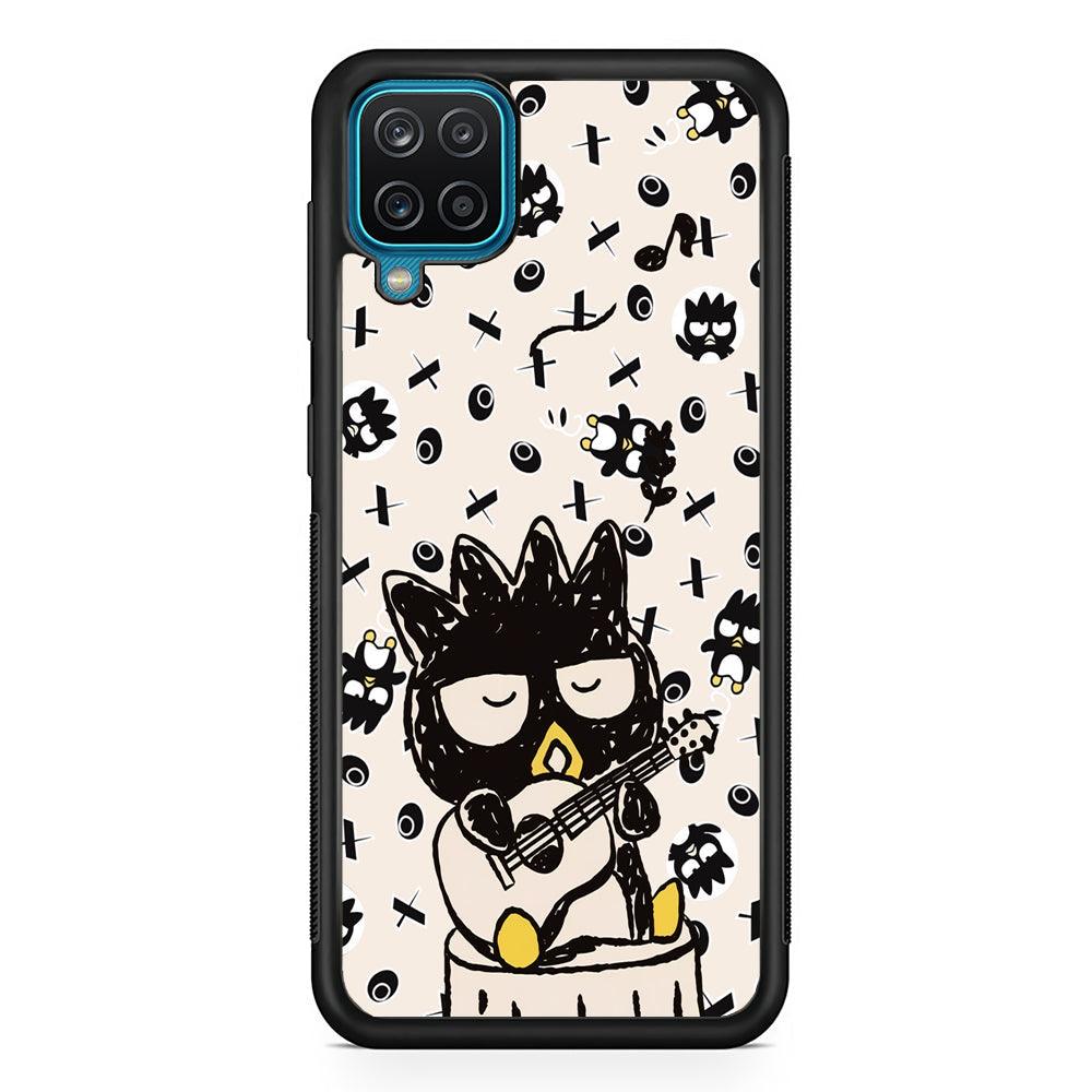 Bad Badtz-Maru When Life is So Busy Samsung Galaxy A12 Case-Rubber Black (2D Case)-Oxvistore