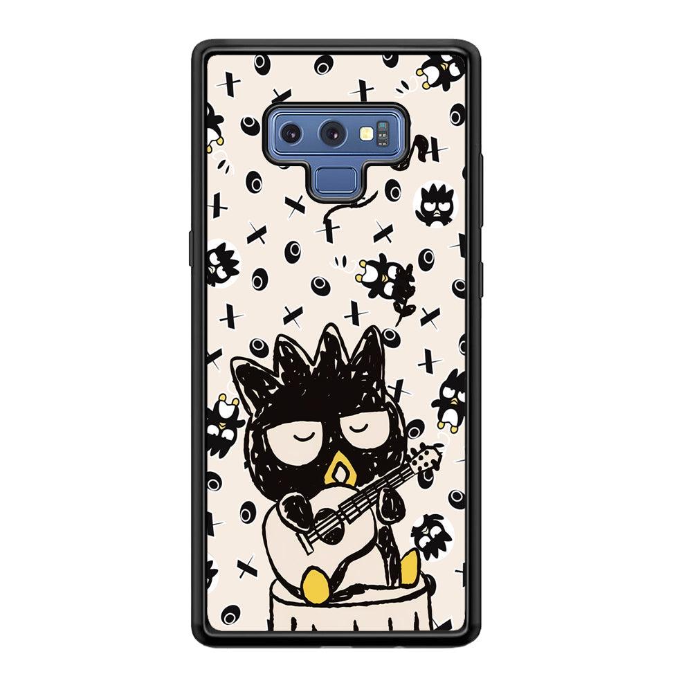Bad Badtz-Maru When Life is So Busy Samsung Galaxy Note 9 Case-Rubber Black (2D Case)-Oxvistore