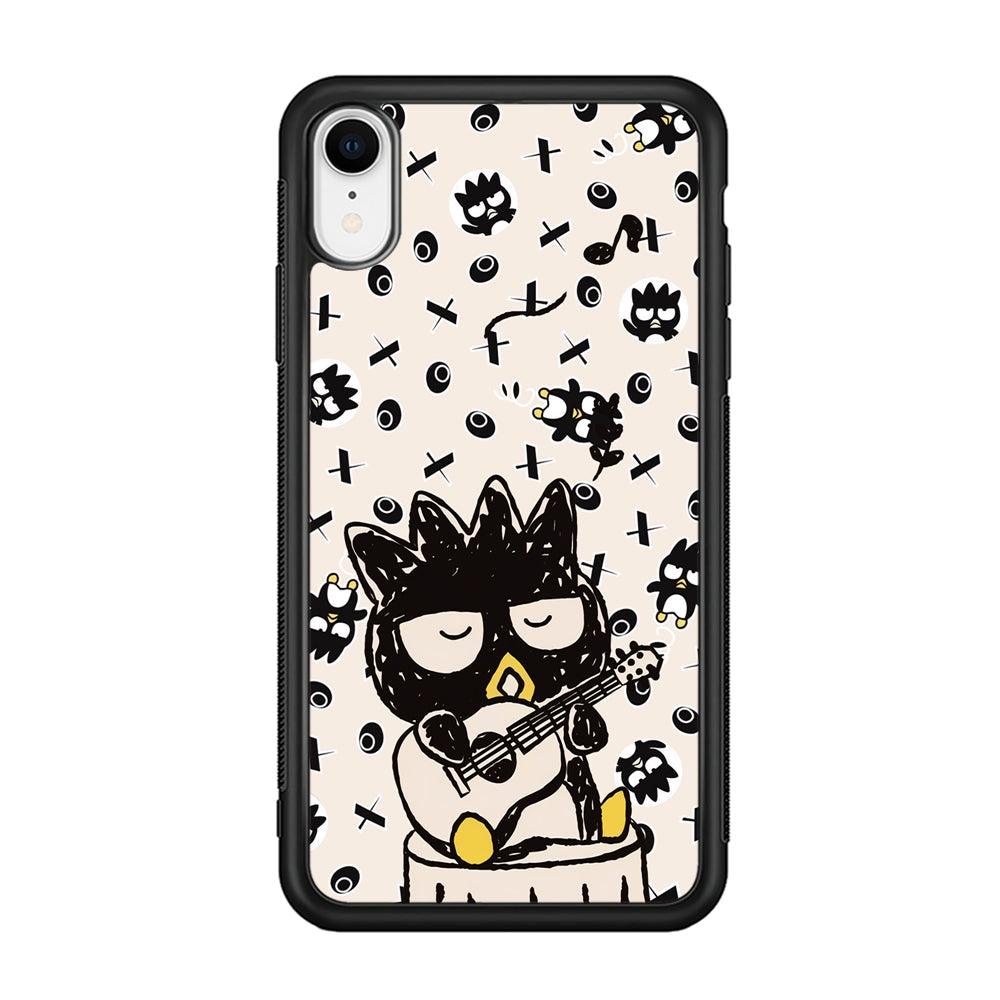 Bad Badtz-Maru When Life is So Busy iPhone XR Case-Rubber Black (2D Case)-Oxvistore