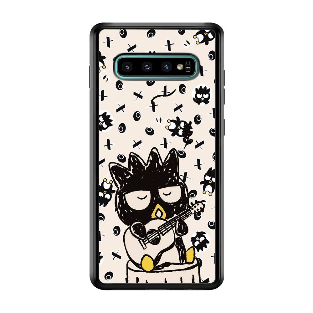 Bad Badtz-Maru When Life is So Busy Samsung Galaxy S10 Plus Case-Rubber Black (2D Case)-Oxvistore