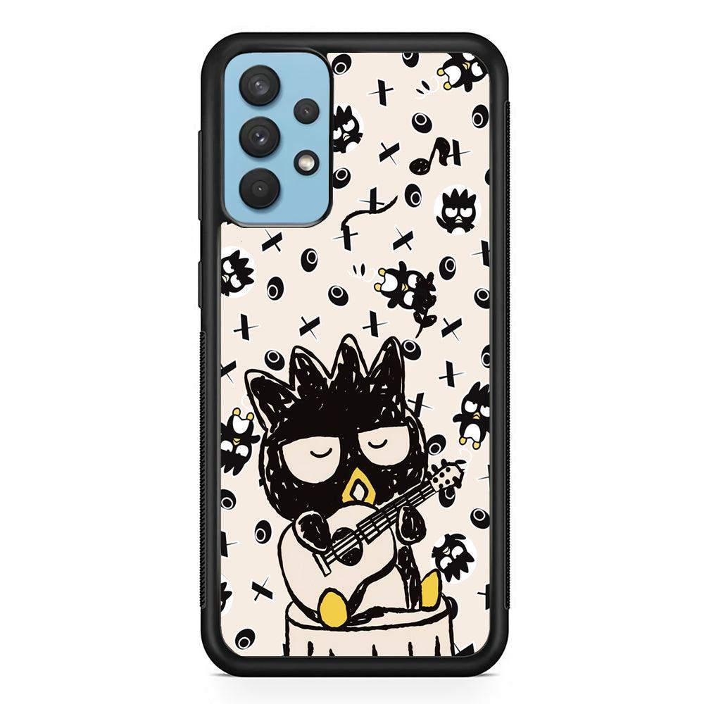 Bad Badtz-Maru When Life is So Busy Samsung Galaxy A32 Case-Rubber Black (2D Case)-Oxvistore