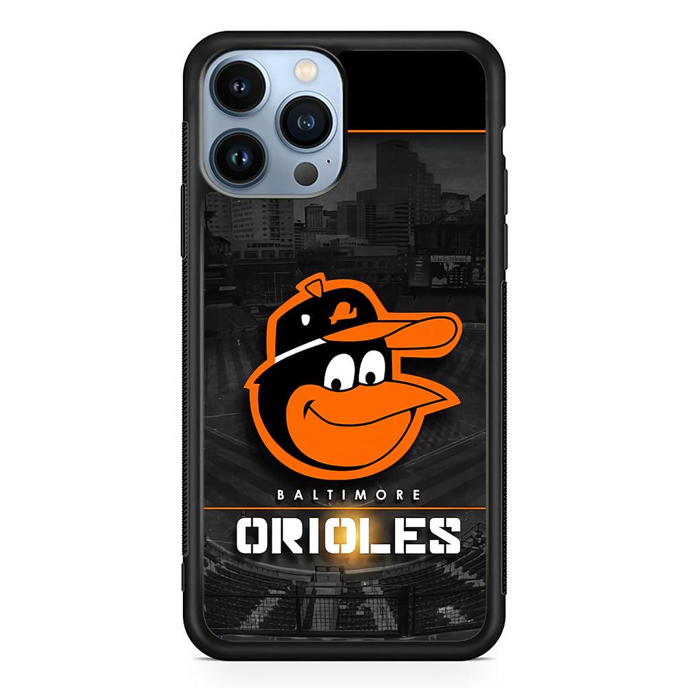 Baltimore Orioles Stadium 2D Rubber Phone Case-Black-Oxvistore