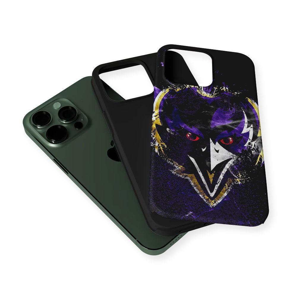 Baltimore Ravens Logo 2 in 1 Tough Phone Case-Oxvistore