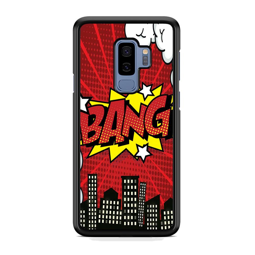Bang Town Samsung Galaxy S9 Plus Case-Rubber Black (2D Case)-Oxvistore