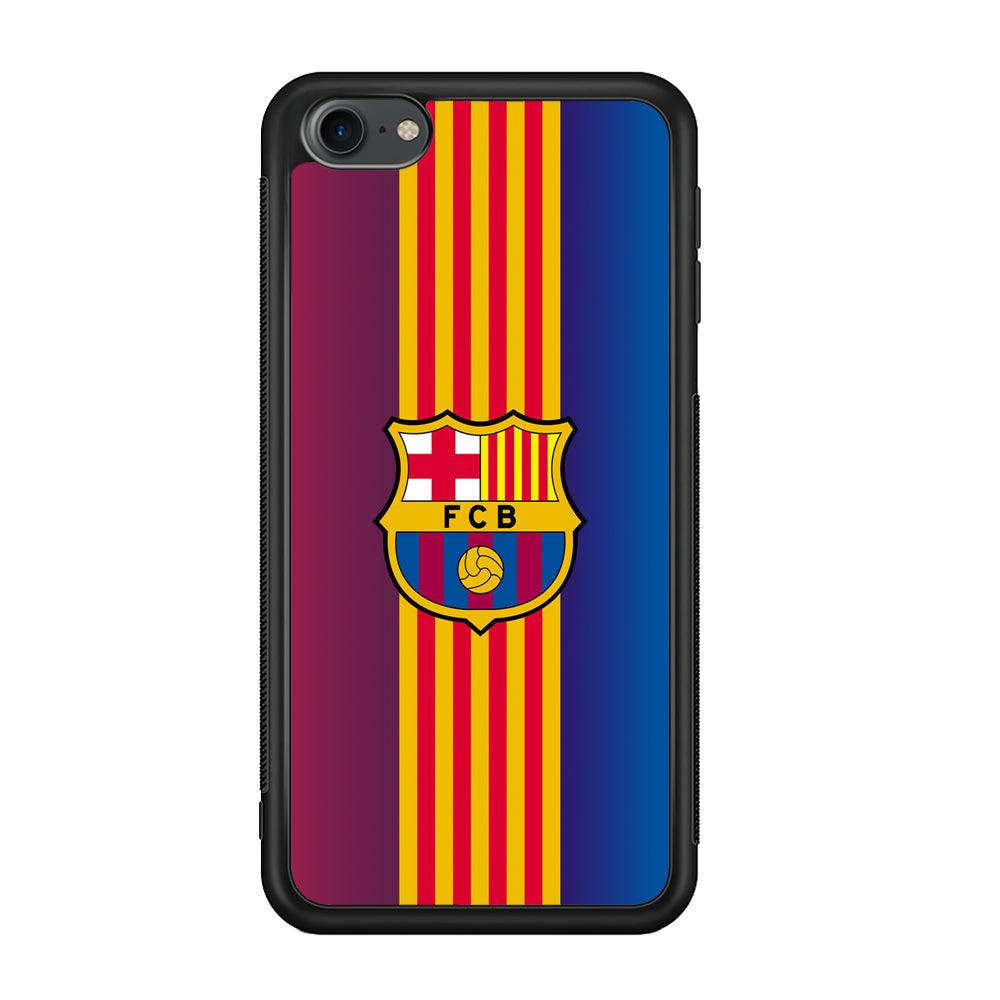 Barcelona FC Gradation Wings iPod Touch 6 Case-Rubber Black (2D Case)-Oxvistore
