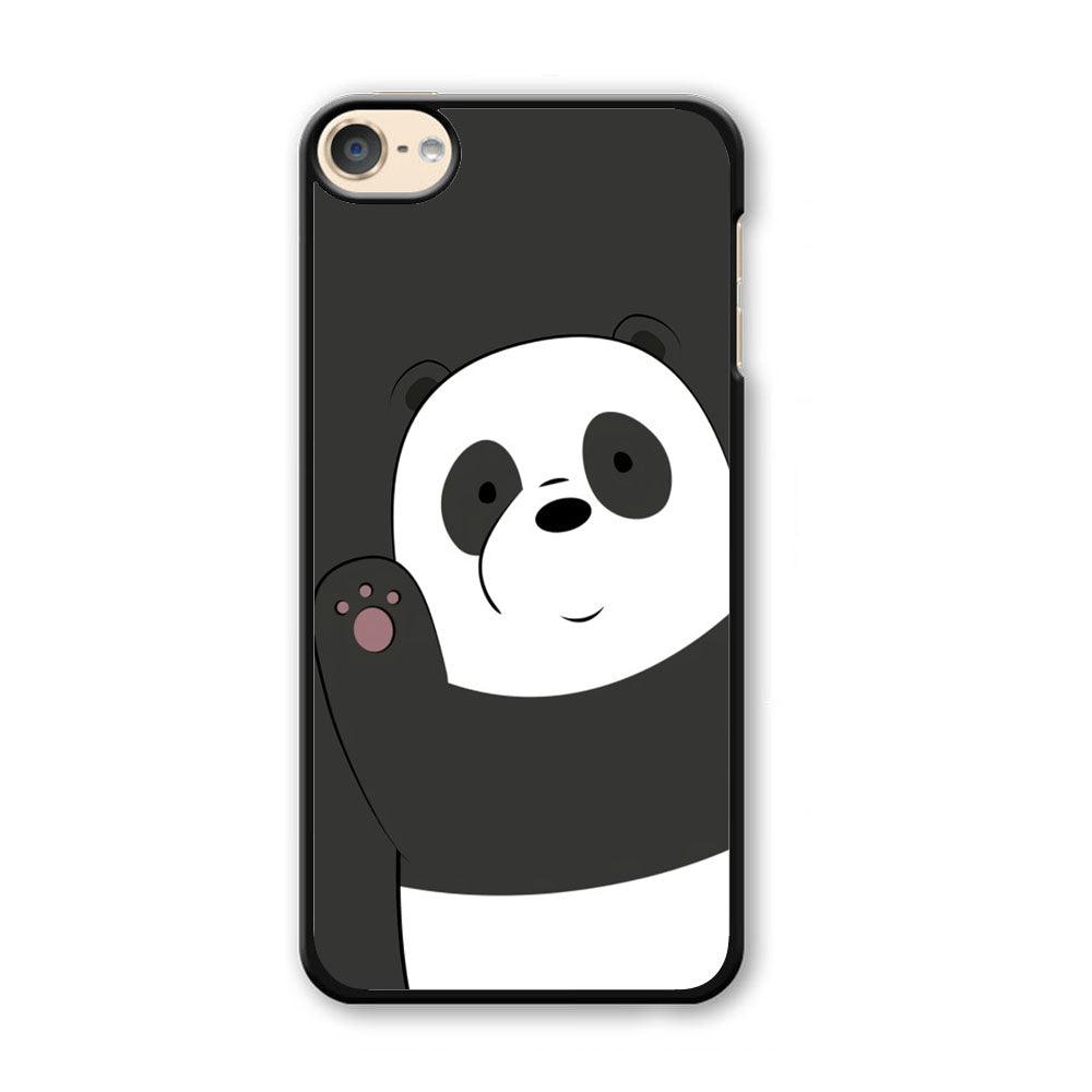 Bare Bears Waff from Panda iPod Touch 6 Case-Plastic Black (2D Case)-Oxvistore
