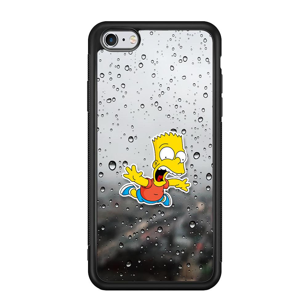 Bart Sticker Fall Scene iPhone 6 Plus | 6s Plus Case-Rubber Black (2D Case)-Oxvistore