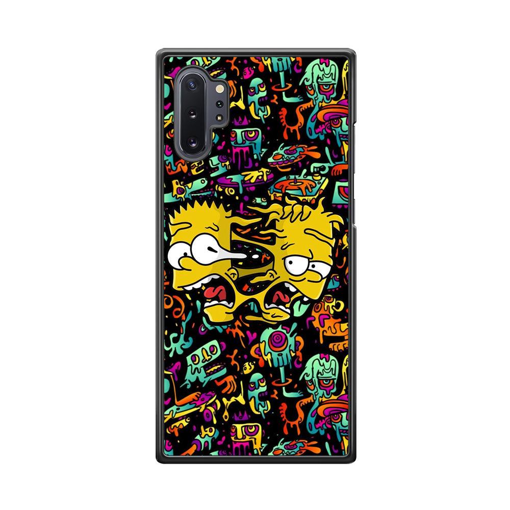 Bart Clone in Magic Doodle Samsung Galaxy Note 10 Plus Case-Rubber Black (2D Case)-Oxvistore