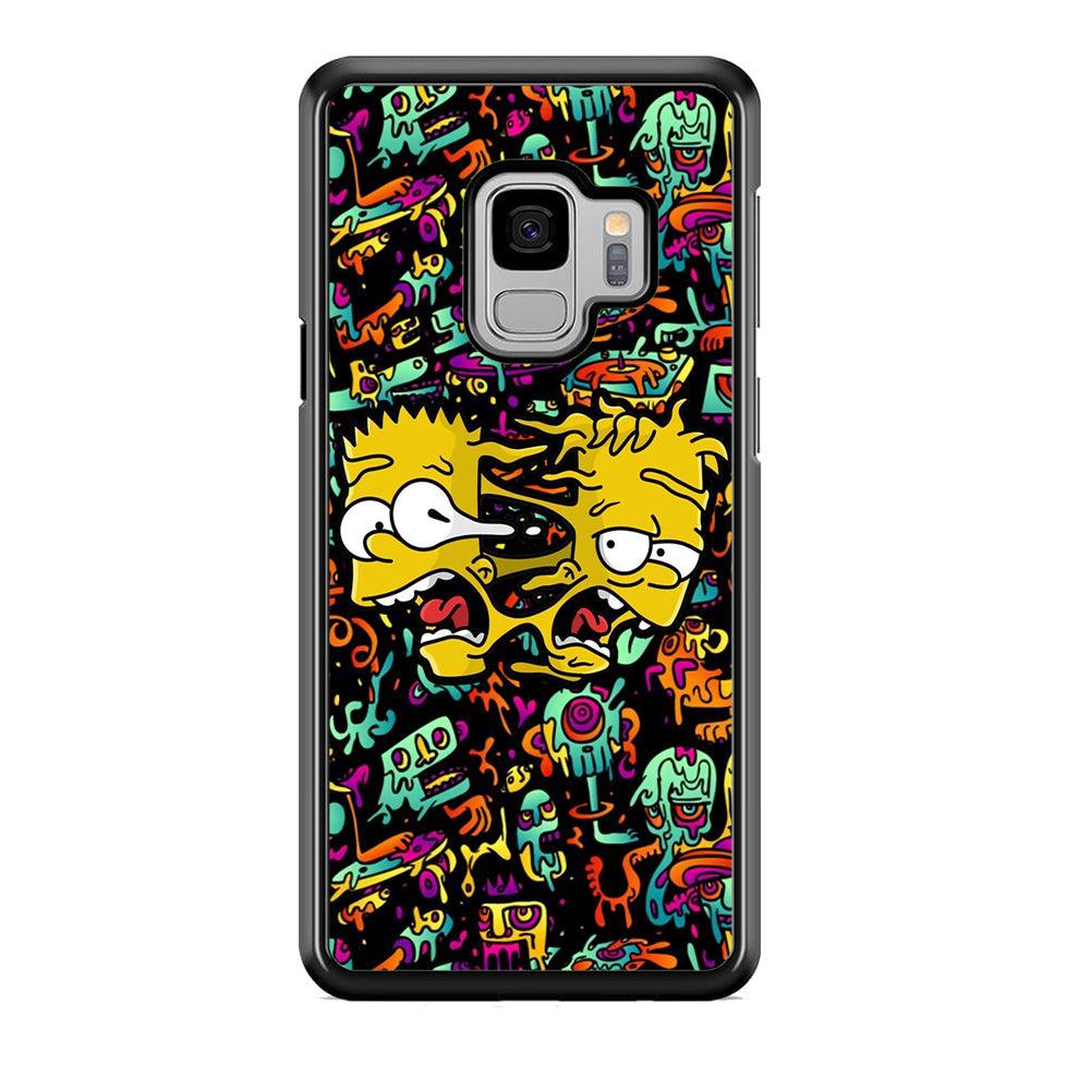 Bart Clone in Magic Doodle Samsung Galaxy S9 Case-Rubber Black (2D Case)-Oxvistore