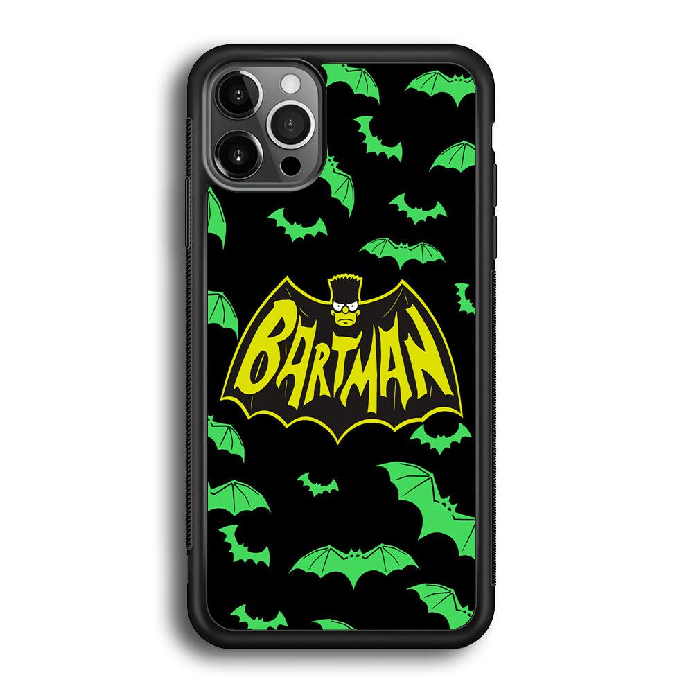Bartman Sparkling Flap iPhone 12 Pro Case-Rubber White (2D Case)-Oxvistore