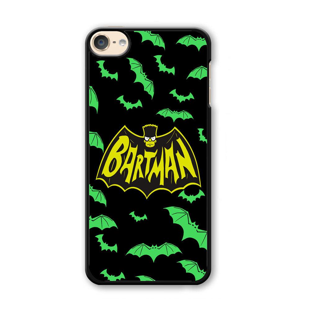 Bartman Sparkling Flap iPod Touch 6 Case-Plastic Black (2D Case)-Oxvistore