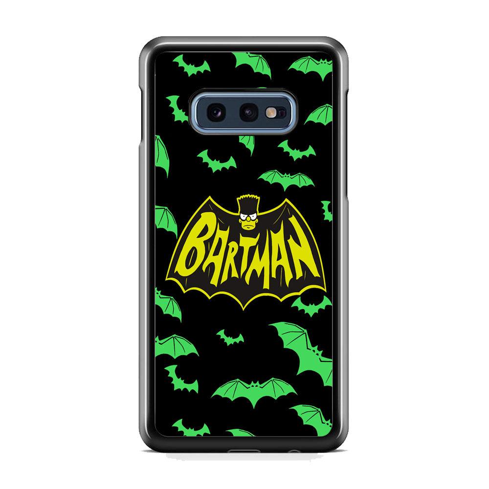 Bartman Sparkling Flap Samsung Galaxy S10E Case-Rubber Black (2D Case)-Oxvistore